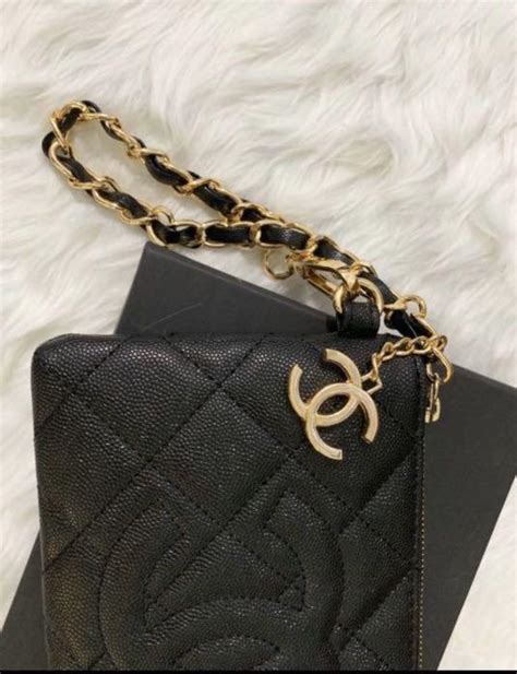 chanel wristlets|Chanel wristlet vip gift.